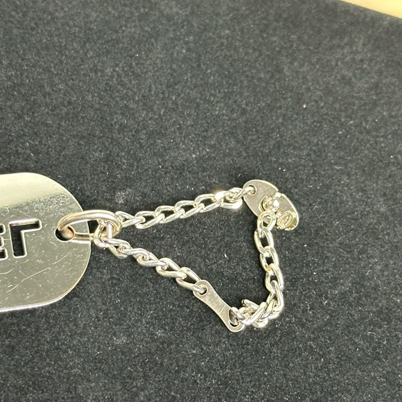 CHANEL Dog Tag Keychain Bag Charm - Picture 7 of 9